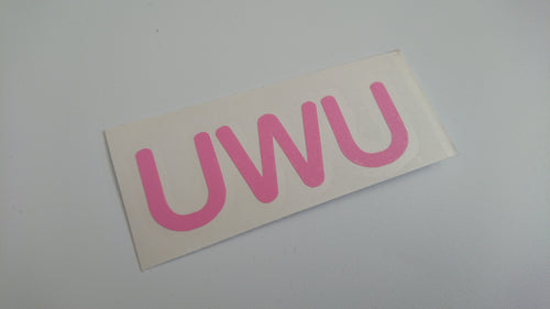 UWU die cut