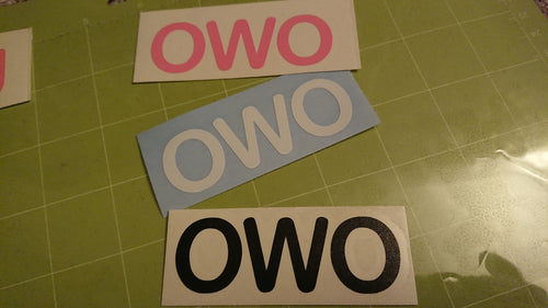 OWO die cut